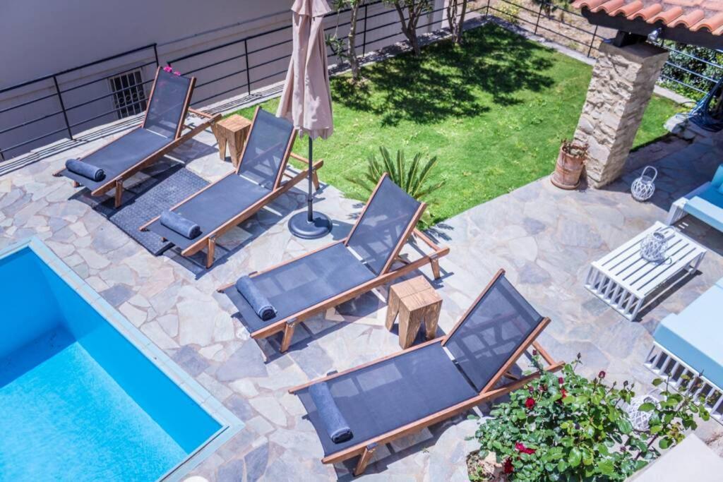 Roussospítion Villa Ventus, 40Sqm Private Pool & Hot Tub! מראה חיצוני תמונה